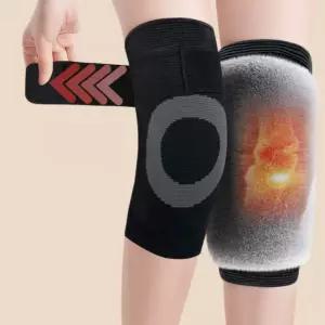 겨울 보온무릎보호대 등산 어르신 융털 보온대 무릎 레그 워머 방한대 할머니 할아버지 2P 겨울 호아대