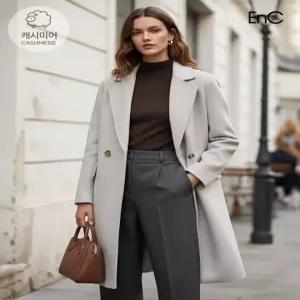 [패플단독특가] 핸드메이드 오버핏더블코트 (ENJH34T54A)