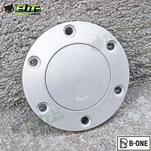 JDM 알루미늄 블랙 실버 혼 버튼 범용 스티어링 휠 스위치 푸시 커버 6 볼트 PCD 70MM