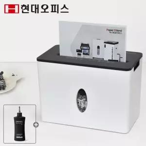 [현대오피스] 소형 가정용 문서세단기 PK-58X +오일 5매 탁상용 파쇄기 세절기