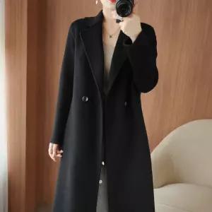 NSMYR060 빅 사이즈 겨울 핸드매이드 더블 롱 모직코트