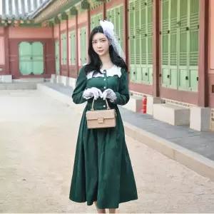 미스개화기 플로럴 경성의복 개화기의상