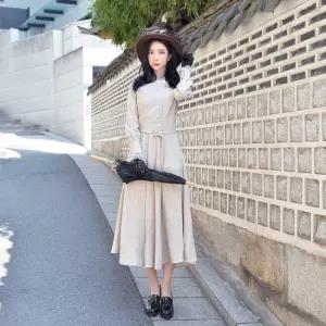 미스개화기 1940`s 베이지감성 경성의복