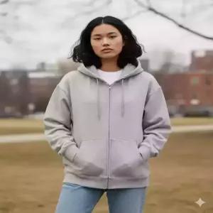 MD PICK 스파오 SPAO 프렌치테리 2-WAY 후드 집업SPMZF4TC02