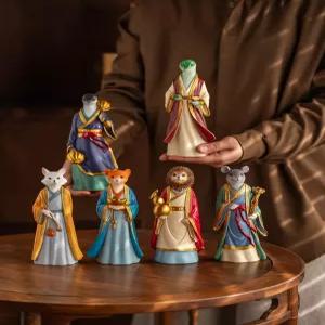 구미호 인형 여우 수호상 소품 선물용 장식 은은한