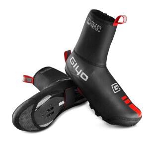 GIYO 사이클링 슈즈, 네오프렌 방수, S-XXL 겨울용 PU 가죽 보온 풀 자전거 오버슈즈 남성용 로드 마운틴 바이크 부츠 커버