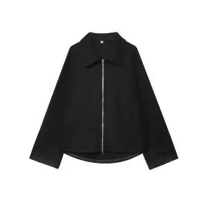 여자 캐주얼 야구 점퍼 추동 스트리트 집업 모직 코트 SPO마켓4