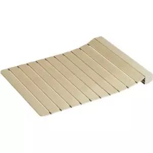 나무매트 딱딱한 접이식 길이 여름 자리 원목 하드 토퍼