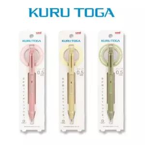 유니 8000 쿠루토가 KS 샤프 0.5 뉴한정판 코랄핑크 크림엘로우 허브그린 각인 (WFK3QGA)