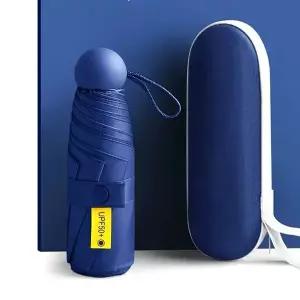 초소형 양산 미니 5단 가벼운 양산 네이비 (WFJPVBS)