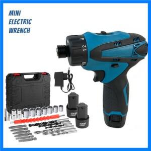 미니 전기 임팩트 렌치 무선 충전식 직각 래칫 렌치 임팩트 드라이버 전동 공구 12V