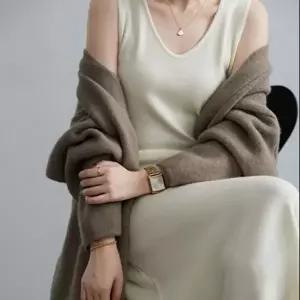 모직느낌 나시 추천 슬림드레스 롱원피스 꾸안꾸 롱드 (KYR-WFGV862)