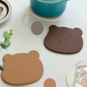 홈카페 실리콘 컵받침대 1P 스톤 컵받침 (WFK8Y49)