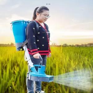 비료 살포기 충전식 풀세트 염화 배낭형 비료나눔기 염화칼슘 입제 무선 종자 분무기 배터리
