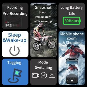 카메라 전원 어댑터 DJI Action6 5 Pro/4 Osmo 360 스포츠 카메라 블루투스 리모컨 셀카봉 액세서리에 적합