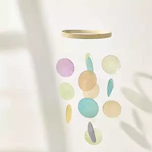 컬러 파스텔 자개 모빌 천장 인테리어 장식 소품 자개모빌 천장장식