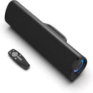 지에르벤 사운드 바 TV용 서라운드 시스템 u2013 스마트 3D 홈 시어터 오디오 컬러풀 RGB 조명 효과