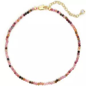 여성 DREMMY 스튜디오 골드 발찌 팔찌 14K 도금 스톤 핸드메이드 구슬 링크 체인 주얼리 선물