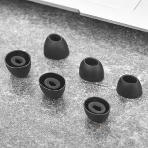 Edifier W300BT PLUS 용 6PCS 실리콘 이어 팁 헤드폰 타원형 단자용 Bluetooth