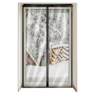 삼정049블랙 보온 자석 방풍 비닐커튼 대120x210 방풍지 방풍커텐 방풍커튼