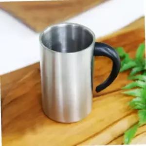 동무 슬림 이중컵250ml-스텐물컵 슬립컵 손잡이캠핑컵 무광스텐컵 슬림컵 손잡이컵 이중내열컵 머그컵