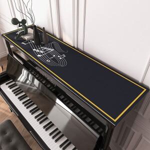 피아노 상단 커버 천 하프  고급 방진 내유성 가죽 테이블 쿠션