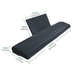 88 키 피아노 먼지 커버 악보 스탠드 포함 전기 수축 가능한 졸라매는 끈으로 방진 세척