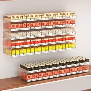 담배 진열대 선반 복권방 투명 쇼케이스 슈퍼마켓