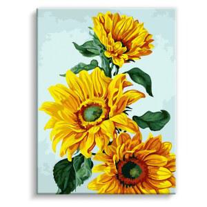 해바라기 실십자수 도안 세트 명주실 diy 금전운 장미 그림 부처님 무명실