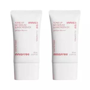 이니스프리 톤업 노세범 선스크린 EX SPF50+ 60ml 2개