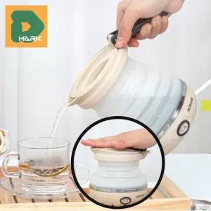 여행용 접이식전기포트 휴대간편 경량설계 물끓임 온수제조 호텔객실 캠핑장비 출장자 접이보관