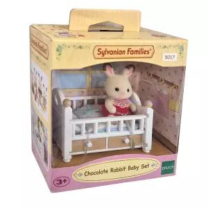 신나는놀이 어린이날장난감 실바니안 쵸콜릿토끼 아기침대 5017 6세여아선물 역활놀이