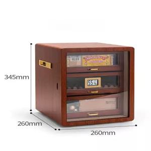 시가 보관 케이스 캐비닛 목재 밀폐 휴미더 창고