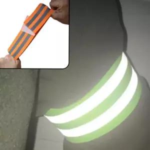 야간 안전 밴드 찍찍이 관리자 완장 안전 야광 밴드 용품 반사용품 담당자 자전거 안전팔 라이딩 발목 조끼