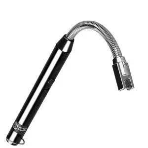 스틱형 전기 라이터 휴대용 플렉시블 점화용 충전식 전기 라이터 야외용 캠핑용 재활용 점화기 스토브