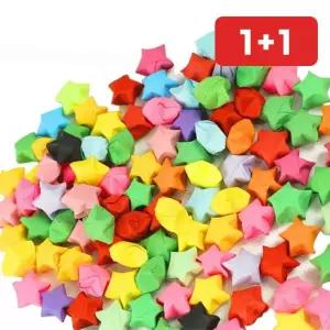 학교 별 만들기 색종이 띠종이 접기 무지 칼라 미술