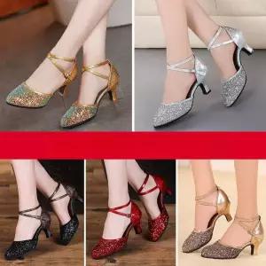 댄스화 라인댄스 댄스힐 대회용 탱고화 스포츠화 공연