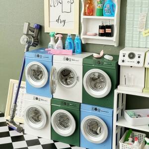 몽테조이 1/6 스케일 소형 인형 집 Blyth BJD 액세서리 소녀 선물용 이동식 세탁기
