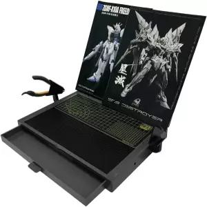 MWK-18 모델 조립 건담 키트테이블 베이직 휴대용 빌딩 절단 작업대 이동식 서랍이 있는 듀얼 크래프트 컷