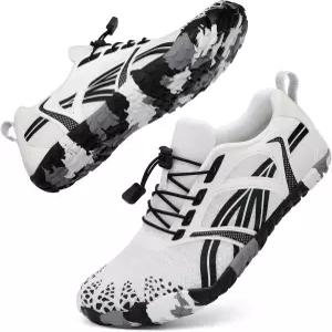 ATHMILE 맨발 신발 여성용 워터 슈즈 와이드 토 논슬립 아쿠아 비치 퀵 드라이 수영 카약 레이크 풀 리버