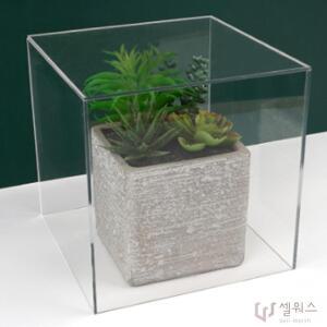 오픈형 투명 박스 피규어 레진아트 넨도 전시 진열