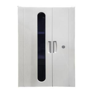 용실용 투명창 수납장 수건 화장실 용품 보관 캐비닛