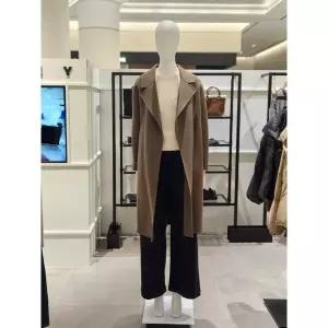 [시슬리](하남점)벨티드 핸드메이드 코트 카키 SACT80561-MK