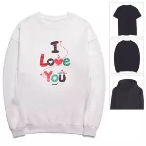 키밍 맨투맨 후드티 i love you 남성 티셔츠 WAE4B3A