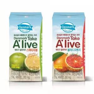 동원 덴마크 테이크얼라이브 120mL 48개 (스위티자몽 24개 + 블러드오렌지 24개)