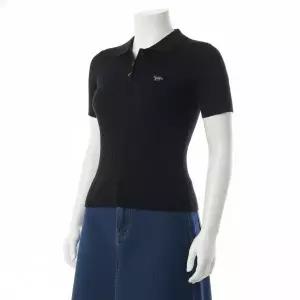 [메종키츠네]MAISON KITSUNE 25FW BABY FOX FINE RIB WOOL POLO PW00206KT1155-P199 베이비 폭스 파인 ...