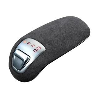 아우디 호환 A8 D4 4H S8 2011 악세사리 가죽 자동차 기어 시프트 노브 커버 스웨이드 캡 보호 매트