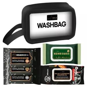 광택 선물 다용도워시백 세정 항균 세트 6ea 카핫템 차량용물티슈