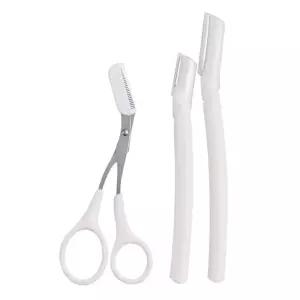 눈썹정리세트 3종 숱가위 트위저 눈썹정리칼 CHJ3+1MOz