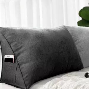 K23 삼각 등쿠션 등받이쿠션 침대쿠션 빈백 바디필로